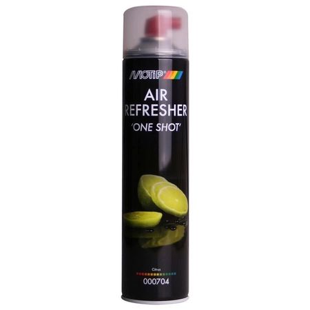 Spray odorizant cu aromă intensă de lamâie MOTIP One Shot Air Refresher, 600ml