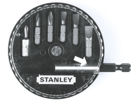 Stanley 1-68-735 Set 7 biti, PZ, drepti, adaptor magnetic