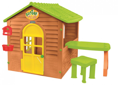 Casuta pentru copii cu masuta, MochToys, 12240