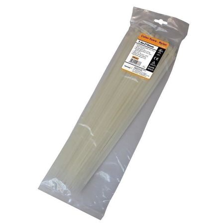 Colier de fixare din nylon, 100buc, 7,6x370mm