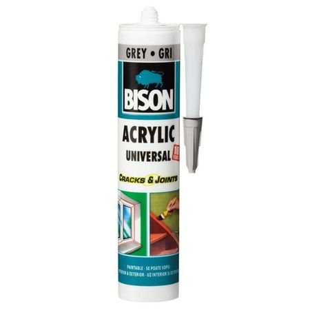 Etanșeizant acrilic BISON Acrylic, 300ml, gri