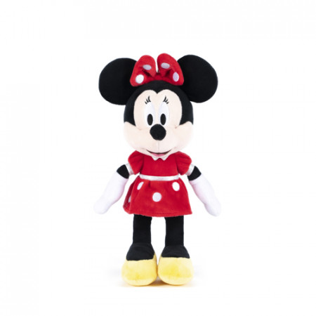 Jucarie de plus Disney Minnie cu rochita rosie, 42.5 cm
