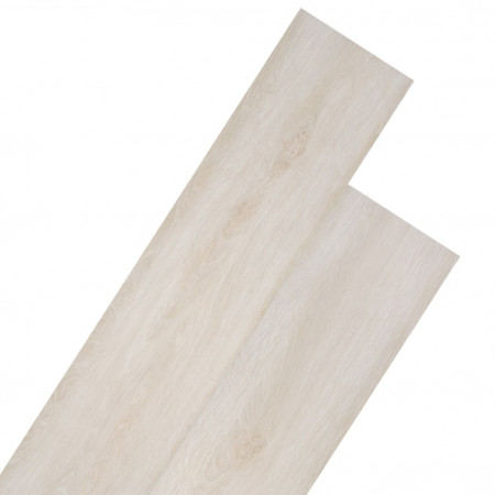 Plăci de pardoseală, PVC, 5,26 m², stejar clasic alb