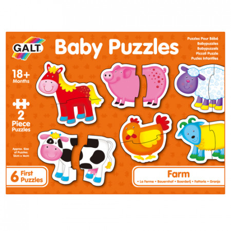 Puzzle bebelusi Galt, Duo Farm, 12 piese