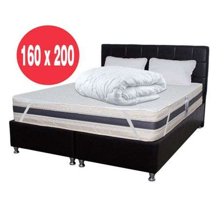 Set Avantaj Saltea Superortopedica Lux ROMA 160x200x23 plus 2 perne 50x70 plus Husa plus Pilota microfibra iarna 180x200