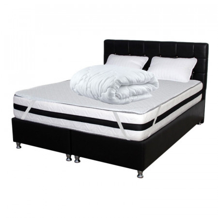Set saltea Lotus Forte Super ortopedic 180x200x30 plus 2 perne plus Husa hipoalergenica plus Pilota vara microfibra 200x220