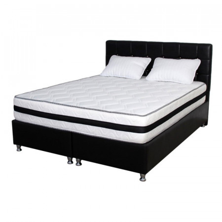 Set saltea Roza Super Lux Ortopedica 140x190x26 plus 2 perne microfibra 50x70