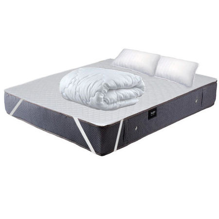 Set Saltea Topaz Super Spring 180x200x21 plus 2 perne plus Husa hipoalergenica plus Pilota vara microfibra 200x220