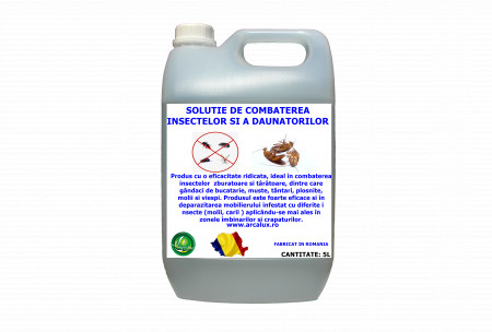 Solutie pentru combaterea insectelor si a daunatorilor, Arca Lux, bidon 5 L