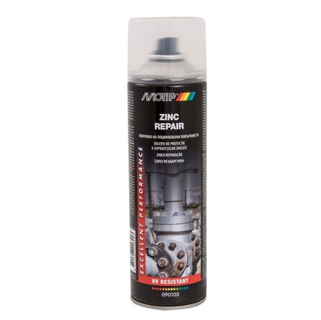 Spray pentru reparații ale suprafețelor zincate MOTIP Zinc Repair, 500ml