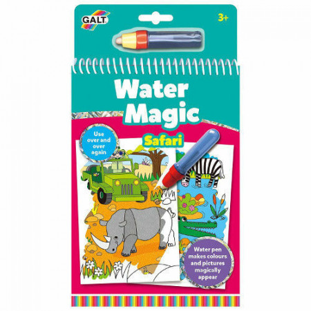 Water Galt Magic Animals - Carte Colorat Safari