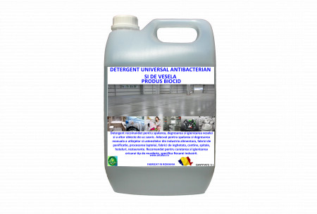 Detergent universal antibacterian si de vesela, Produs Biocid, Arca Lux, Bidon 5 L