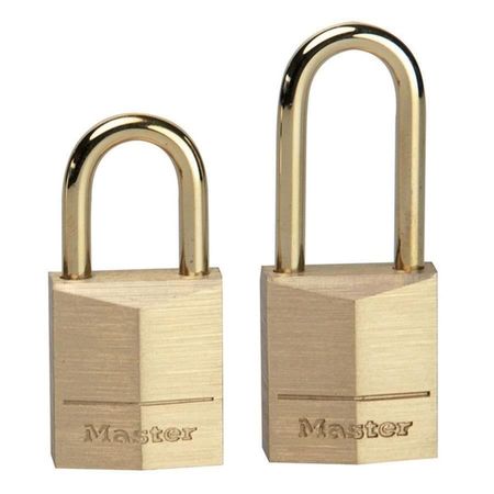 Lacăt din alamă solidă MASTERLOCK 115EURD, corp 15mm, clasă securitate 2/10, cheie