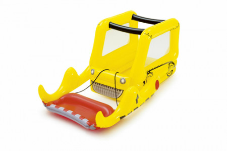 Loc de joaca gonflabil, excavator, 198*105 cm, include 25 mingi, Bestway, 52278