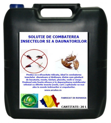 Solutie pentru combaterea insectelor si a daunatorilor, , Arca Lux, bidon 20 L