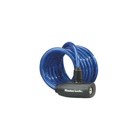Cablu antifurt bicicletă MASTERLOCK 8127EURDPRO, oțel, clasă securitate 4/15, cheie