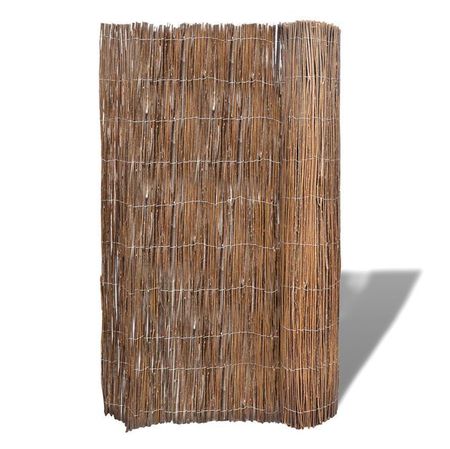 Gard din ramuri de salcie pentru grădină 300 x 100 cm