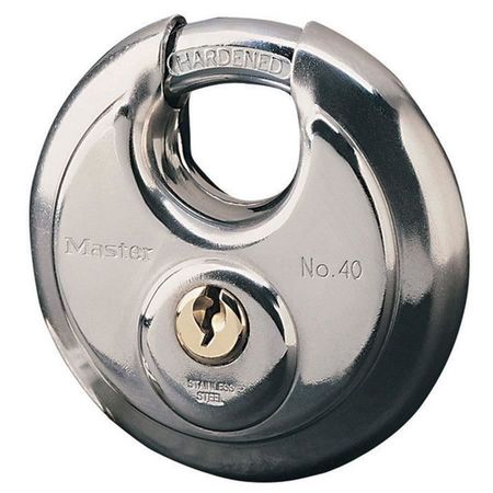 Lacăt din oțel inoxidabil MASTERLOCK 640EURD, corp 70mm, clasă securitate 6/10, cheie