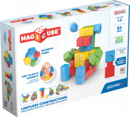 Magicube set magnetic 64 piese Animale 069