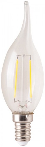 Bec Led Filament Tip Lumanare / Tip: C37; E: 14; P[W]: 2; C: 6500K