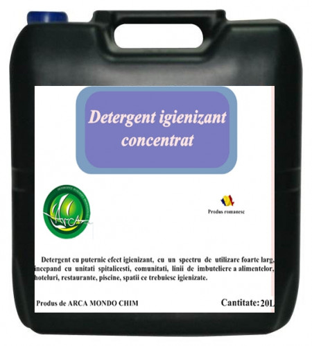 Detergent cu efect igienizant concentrat automat Arca Lux, Bidon 20L