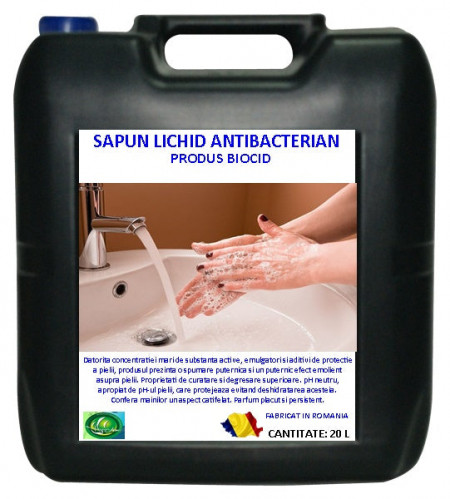 Sapun lichid antibacterian, Produs Biocid, Arca Lux, Bidon 20 L