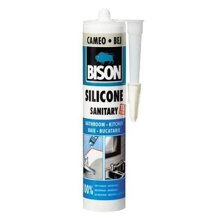 Silicon Sanitar BISON, 280ml, bej