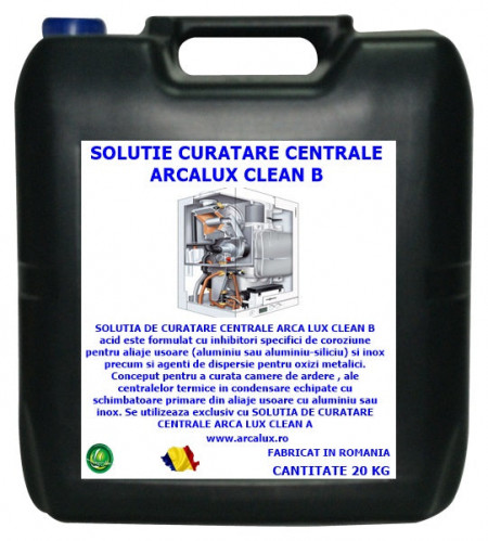 Solutie curatare centrale ArcaLux CLEAN B; bidon 20 L