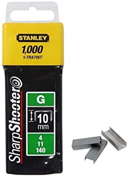Stanley 1-TRA706T Set 1000 Capse de inalta calitate tip G 4/11/140, 10 mm / 3/8"