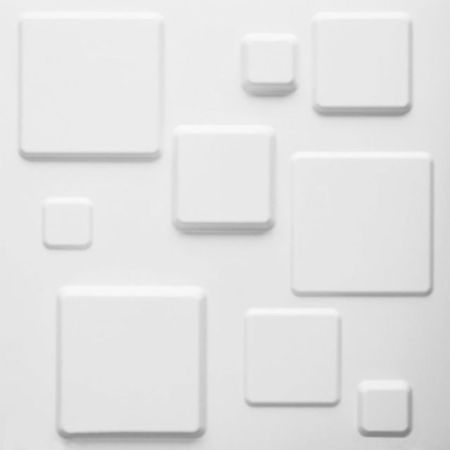 WallArt Lambriuri 3D model Squares, 12 buc. GA-WA09