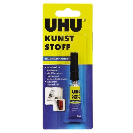 Adeziv pentru PVC dur UHU Kunstoff, 3g