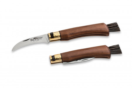 Briceag Old Bear Mushroom walnut pentru ciuperci, lama 68 mm