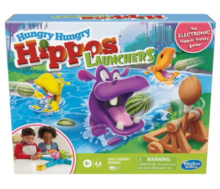 Joc Hungry Hungry Hippos Launchers, Hasbro Gaming E9707