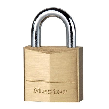 Lacăt din alamă solidă MASTERLOCK 120EURD, corp 20mm, clasă securitate 3/10, cheie