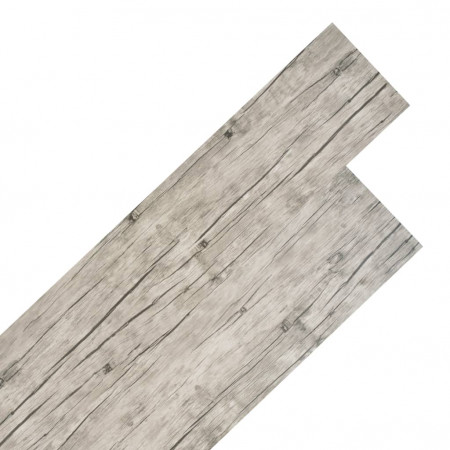 Plăci de pardoseală, PVC, 5,26 m², stejar decolorat