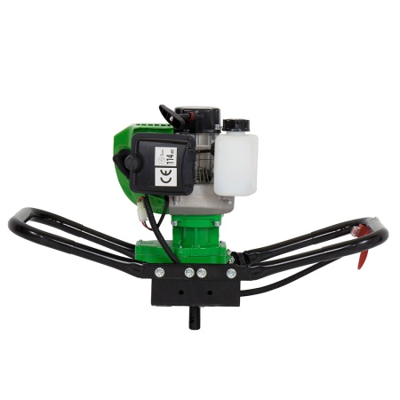 ProGARDEN GD520-3 pachet motoburghiu pamant, 2.3CP, 2 timpi, cu set burghie pamant 80, 100, 200, 300mm si prelungitor burghiu 300mm