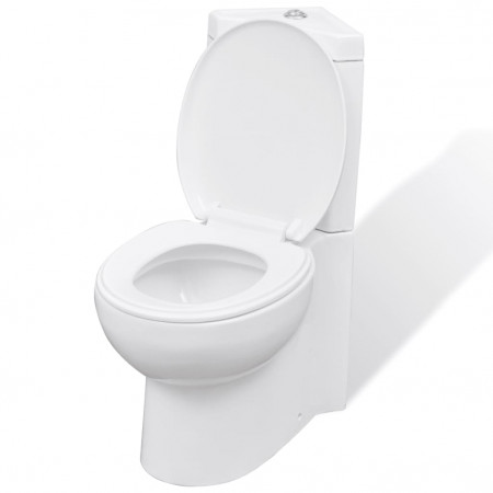 Vas WC din ceramică, Alb
