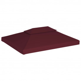 Acoperiș pavilion, 2 niveluri, 310 g/m², 4x3 m, bordo - Img 2