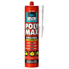 Adeziv și etanșeizant MS Polimer BISON Poly Max Original Express, 425g alb - Img 2