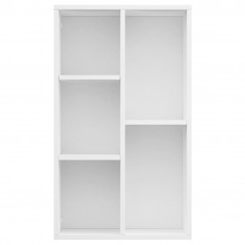 Bibliotecă/Servantă, alb, 45 x 25 x 80 cm, PAL - Img 4