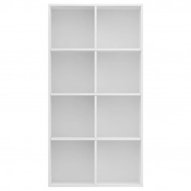 Bibliotecă/Servantă, alb, 66 x 30 x 130 cm, PAL - Img 4