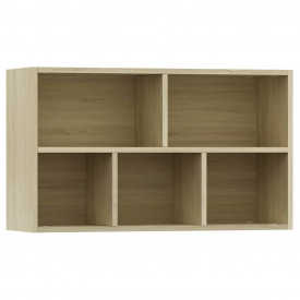 Bibliotecă/Servantă, stejar Sonoma, 45 x 25 x 80 cm, PAL - Img 8