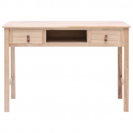 Birou de scris, culoare naturală, 110 x 45 x 76 cm, lemn - Img 3