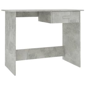 Birou, gri beton, 100 x 50 x 76 cm, PAL