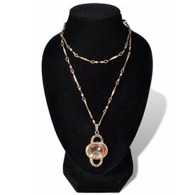 Bust negru prezentare coliere 9 x 8,5 x 15 cm, 4 buc - Img 2