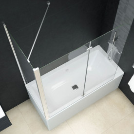 Cabină de duș dublu-pliabilă, 120 x 68 x 140 cm, ESG - Img 5