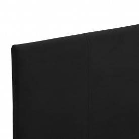 Cadru de pat, negru, 90 x 200 cm, material textil - Img 5