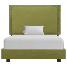 Cadru de pat, verde, 90 x 200 cm, material textil - Img 2