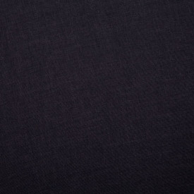 Canapea cu 2 locuri, negru, material textil - Img 7