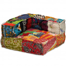 Canapea pat modulară cu 4 locuri Textil Model Petice - Img 7